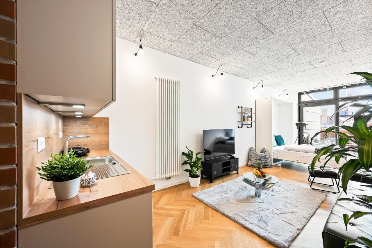 Lit Living - Luxus Loft - Box Spring - Air Con - Bbq - Panorama Apartment Mannheim Luaran gambar